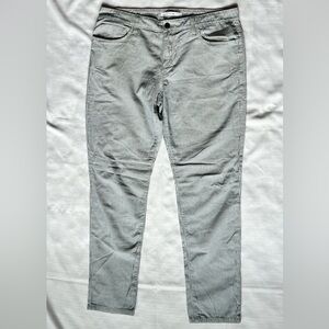 Joe's Jeans white/blue casual Striped Straight Leg Pants sz 31 (9) [A13]